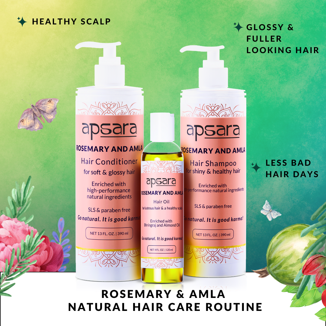 Apsara Natural Hair Care Routine