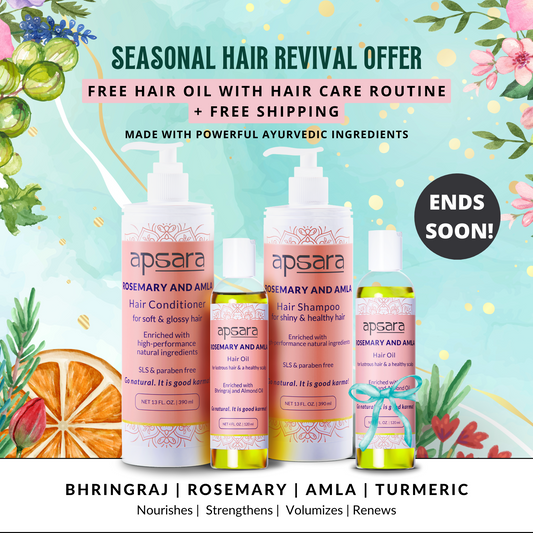 Complimentary Full-Sized Hair Oil with the Hair Care Routine