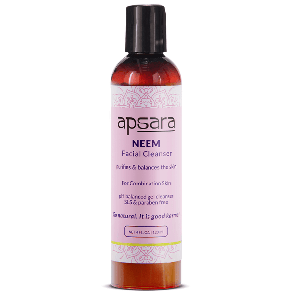 Ayurvedic Neem Facial Cleanser - Buy Herbal, Neem Face Wash Online – Apsara  Skin Care